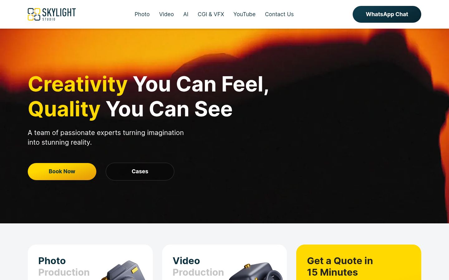 SkyLight Studio (SL Media) &middot; HOMEPAGE_SCREENSHOT
