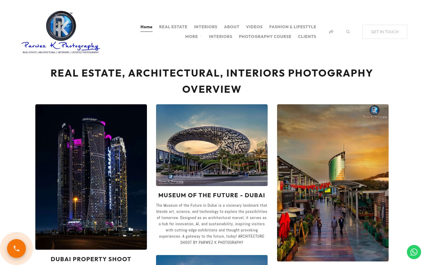 Parwez K Photography &middot; HOMEPAGE_SCREENSHOT