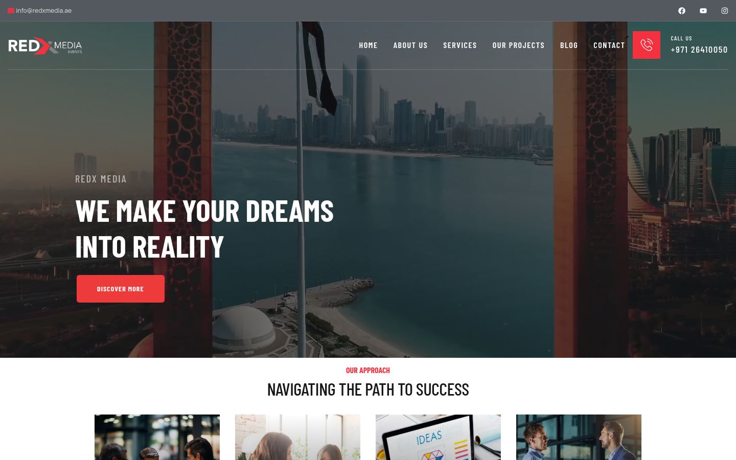 RedxMedia &middot; HOMEPAGE_SCREENSHOT
