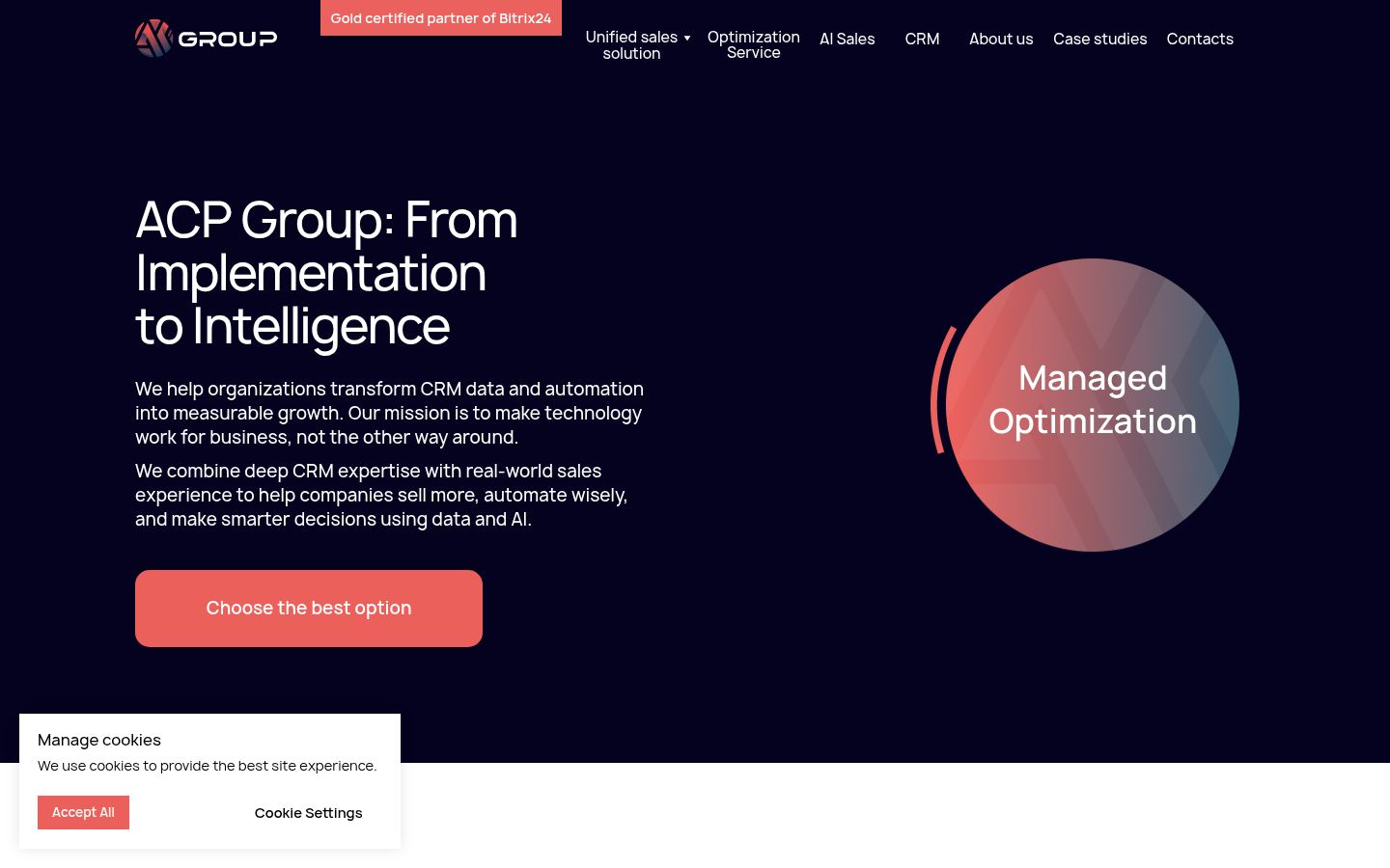 ACP Group INT &middot; HOMEPAGE_SCREENSHOT