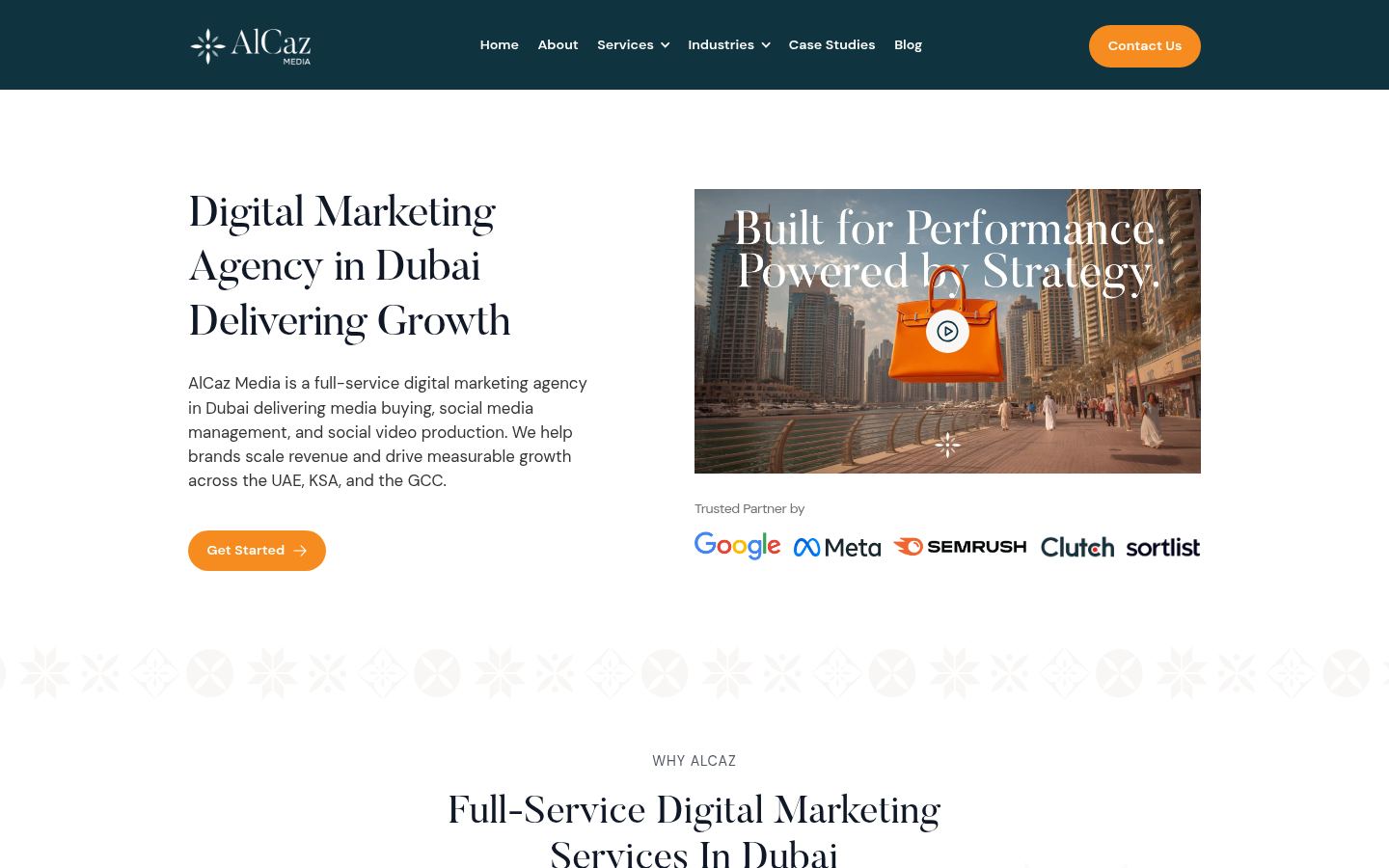 Alcaz Media &middot; HOMEPAGE_SCREENSHOT