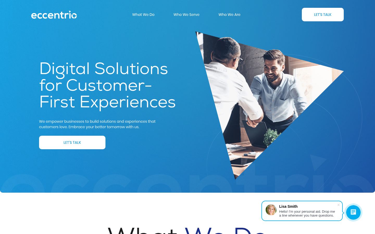 Eccentrio &middot; HOMEPAGE_SCREENSHOT