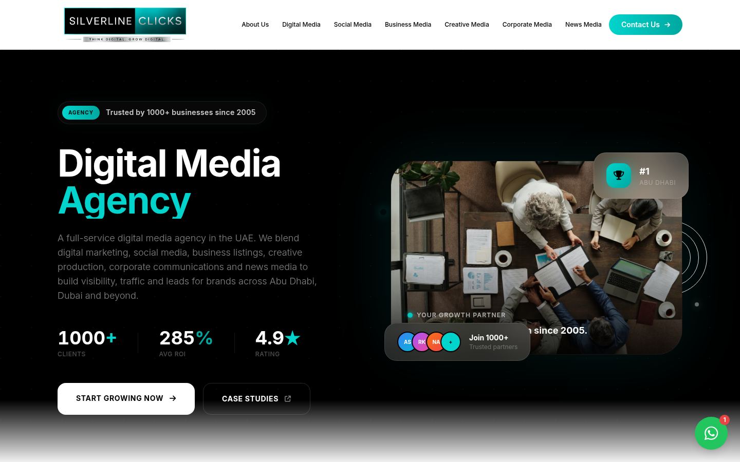 Silverline Clicks &middot; HOMEPAGE_SCREENSHOT