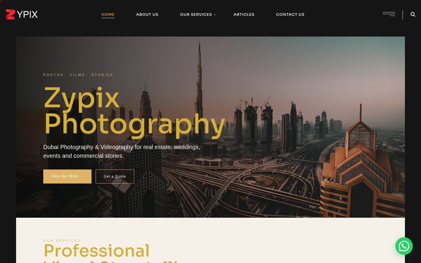 Zypix Photography &middot; HOMEPAGE_SCREENSHOT