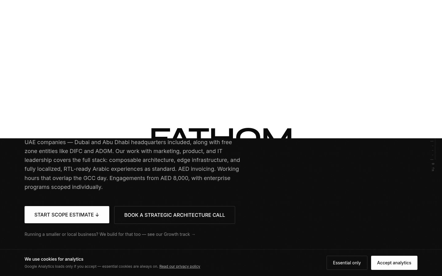 Fathom &middot; HOMEPAGE_SCREENSHOT