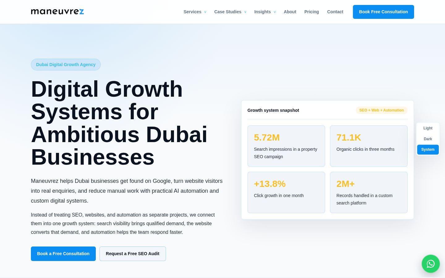 Maneuvrez &middot; HOMEPAGE_SCREENSHOT