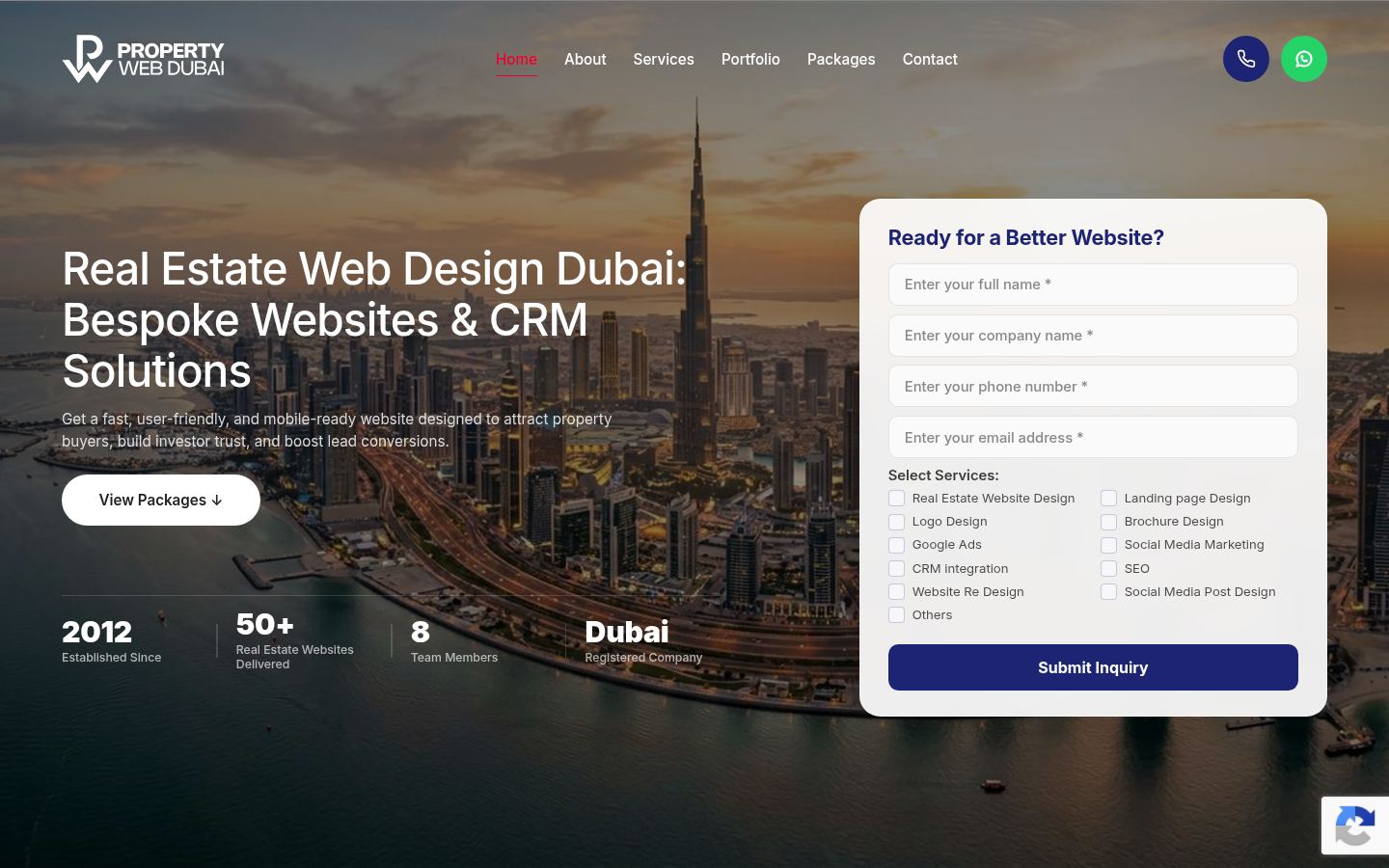 Property Web Dubai &middot; HOMEPAGE_SCREENSHOT